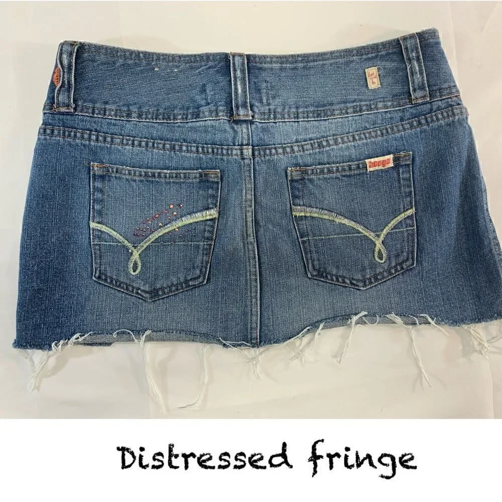 NWOT BONGO LET ME B SHORT Jean skirt